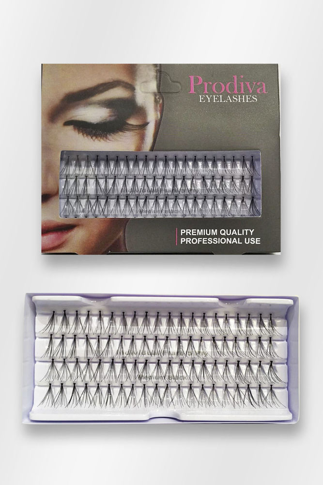 Picture of PRODIVA 80 PIECE 5 PLY KNOTTED SINGLE LASHES -MEDIUM-