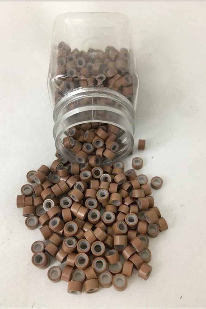 SİLİKONLU BONCUK -AÇIK KAHVE- resmi