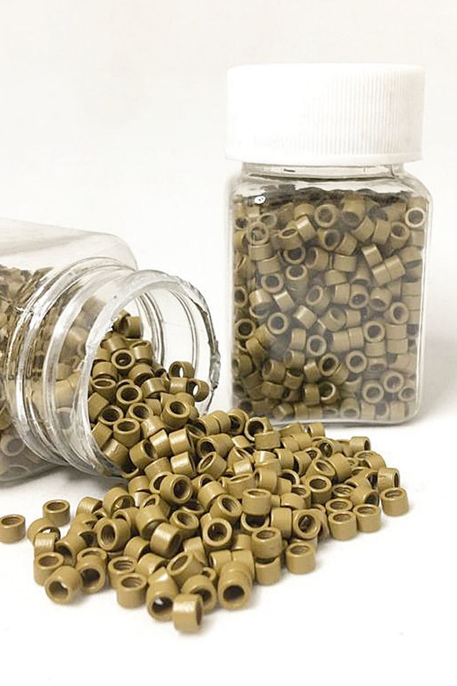 YİVLİ BONCUK -SÜTLÜ KAHVE- resmi