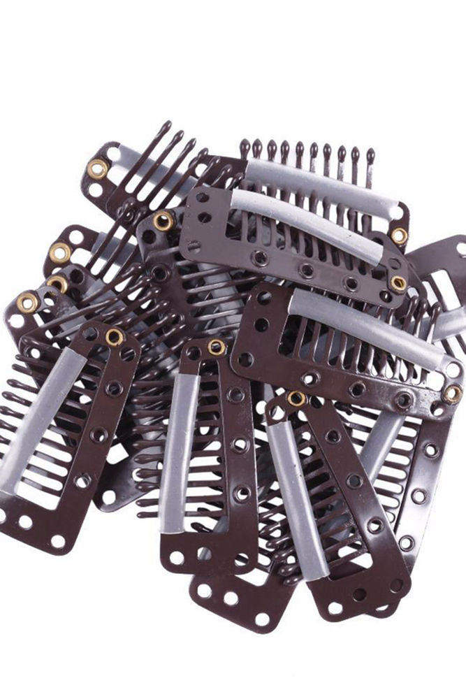 BÜYÜK BOY KLİPS -KOYU KAHVE- resmi