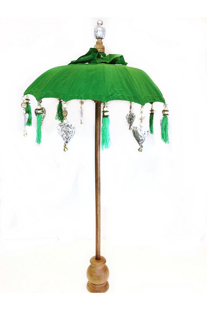 PRODİVA DEKORATİF BALİ ŞEMSİYE -YEŞİL- resmi