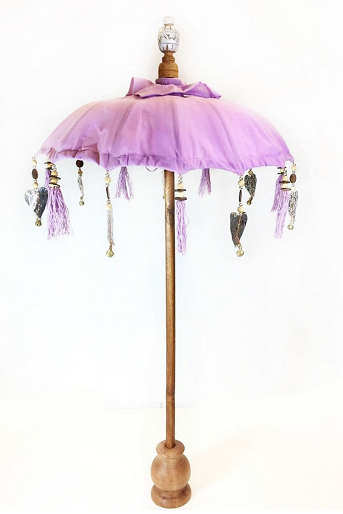 PRODİVA DEKORATİF BALİ ŞEMSİYE -LİLA- resmi