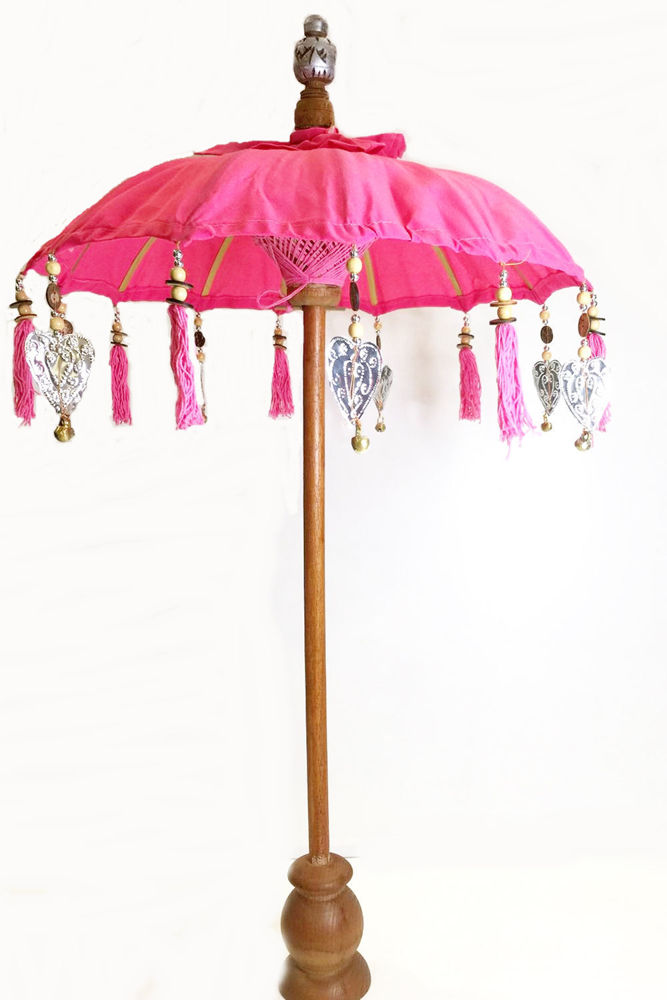 PRODİVA DEKORATİF BALİ ŞEMSİYE -PEMBE- resmi